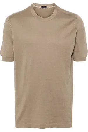 Kiton Playera de canalé fino
