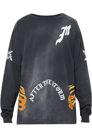 SAINT MXXXXXX Playera manga larga con estampado gráfico