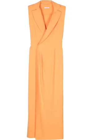 Patrizia Pepe Vestido midi con diseño cruzado