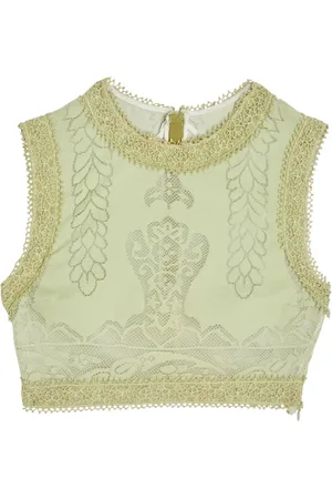 Giambattista Valli Top corto Jardin d