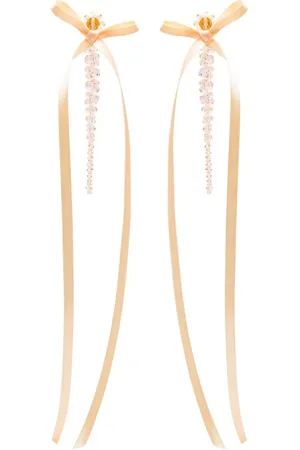 Simone Rocha Aretes con detalle de moño