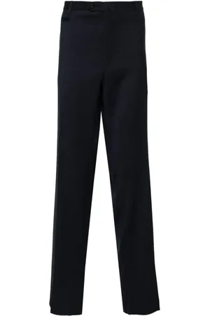 corneliani Pantalones de vestir con tiro medio