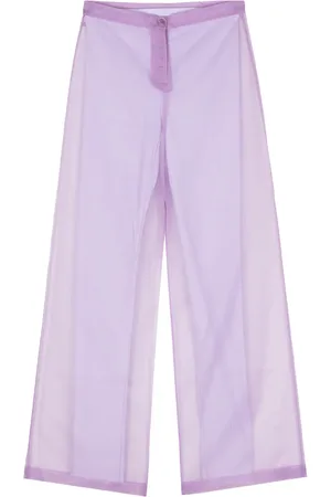 Patrizia Pepe Pantalones palazzo de tiro bajo
