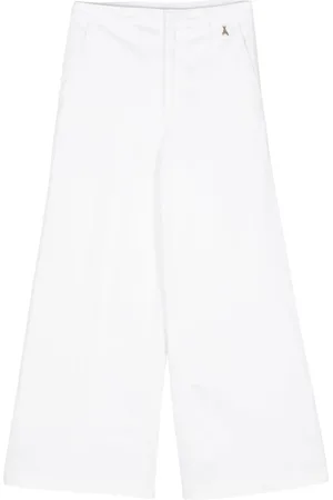 Patrizia Pepe Pantalones anchos con dije del logo
