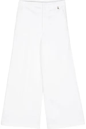 Patrizia Pepe Pantalones anchos con dije del logo