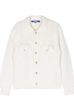JUNYA WATANABE Cárdigan tejido de canalé con botones