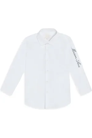 Maison Ava Camisa con logo bordado