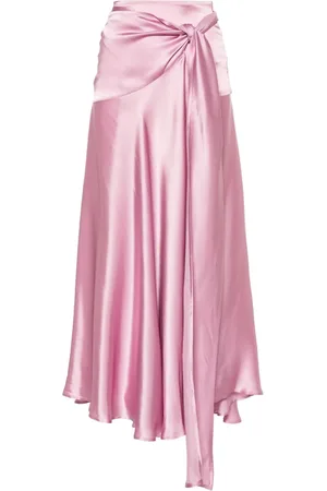 AMEN Falda midi con diseño cruzado