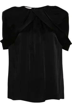 Stella McCartney Top drapeado con diseño asimétrico