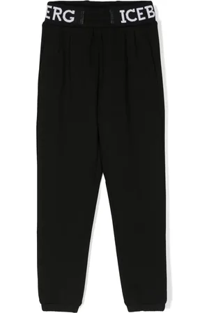 Iceberg Pantalones con logo en la pretina