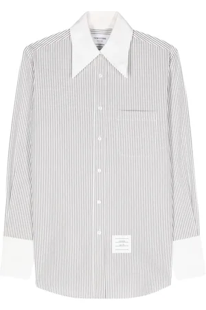 Thom Browne Camisa con rayas estampadas