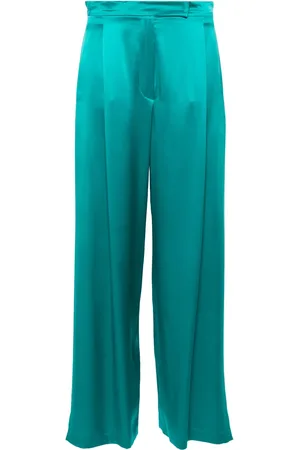 Max Mara Pantalones palazzo con aberturas laterales
