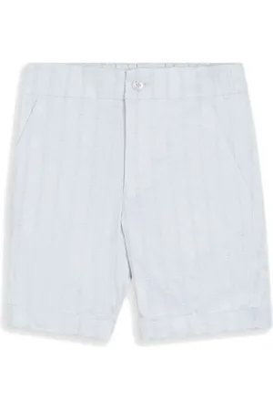 Maison Ava Shorts smart con rayas estampadas