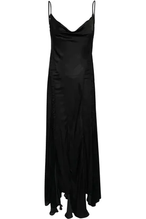 Y / PROJECT Vestido largo con paneles de encaje