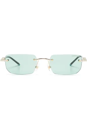 Montblanc Lentes de sol con armazón rectangular
