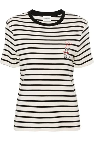 Claudie Pierlot Playera estilo marinero con motivo de rayas