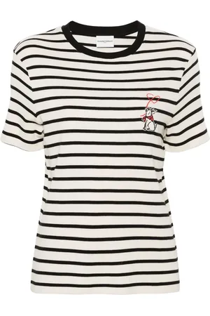 Claudie Pierlot Playera estilo marinero con motivo de rayas