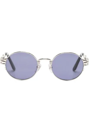 Jean Paul Gaultier Lentes de sol con armazón redonda