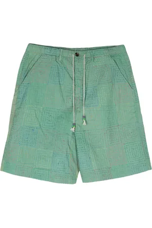Glass Cypress Bermudas con diseño capitonado
