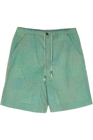 Glass Cypress Bermudas con diseño capitonado