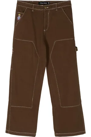 KIDSUPER STUDIOS Pantalones estilo worker Messy Stitched