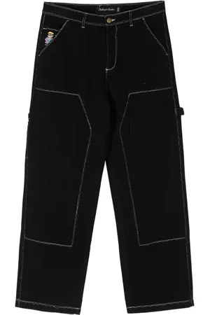 KIDSUPER STUDIOS Pantalones estilo worker Messy Stitched