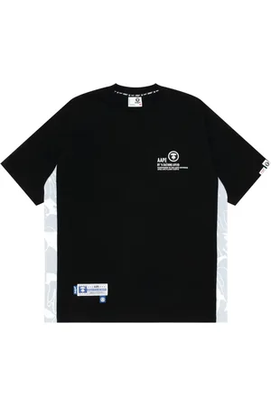 A Bathing Ape Playera con logo estampado