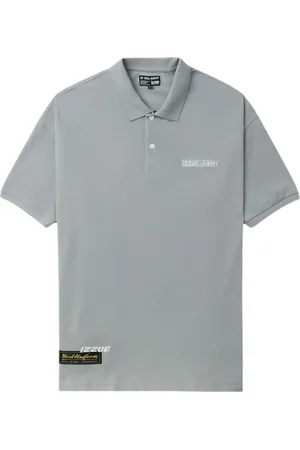 Izzue Playera tipo polo con logo estampado