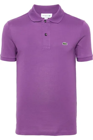 Lacoste Playera tipo polo con parche del logo