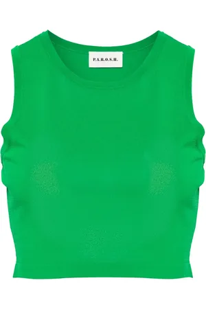 P.A.R.O.S.H. Top tejido con diseño corto