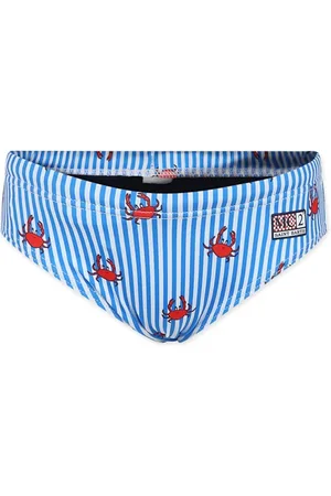 MC2 SAINT BARTH Traje de baño con estampado de cangrejo