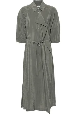 LEMAIRE Vestido camisero con cinturón