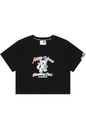 A Bathing Ape Playera con estampado gráfico