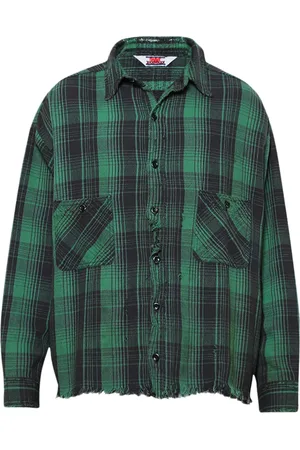 SAINT MXXXXXX Camisa con cuadros estampados