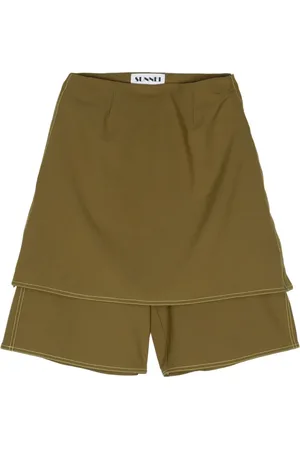 SUNNEI Shorts con capa de falda