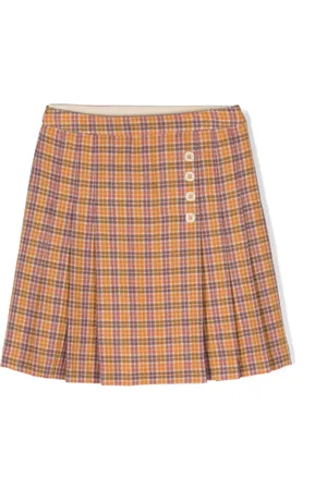 Gucci Falda con motivo de cuadros