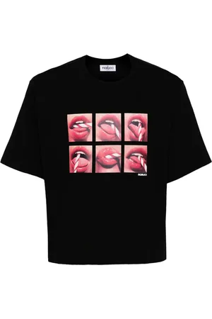 Fiorucci Playera con estampado Mouth Graphic