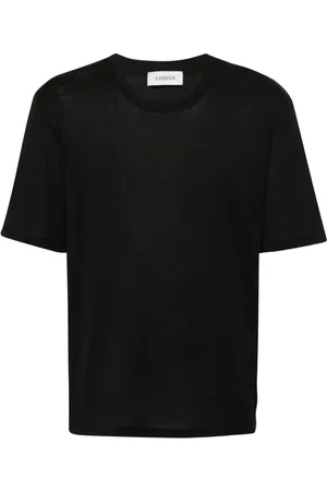 LANEUS Playera con cuello redondo