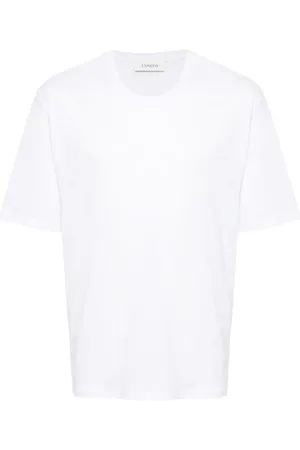 LANEUS Playera con cuello redondo