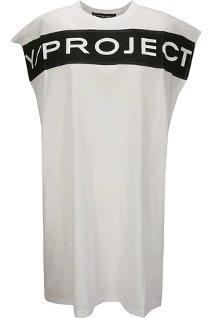 Y / PROJECT Vestido con logo estampado