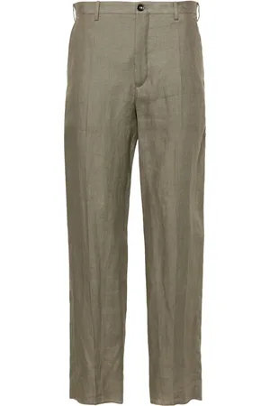 Incotex Pantalones tapered con tiro medio