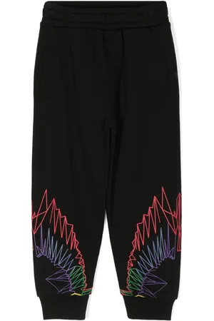 MARCELO BURLON Pants con estampado Wings