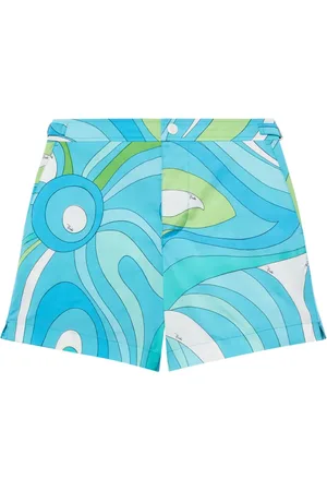 Puccini Shorts de playa con estampado Marmo