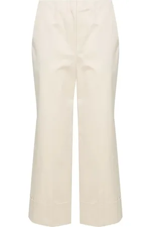 THEORY Pantalones capri con tiro medio