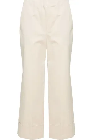THEORY Pantalones capri con tiro medio