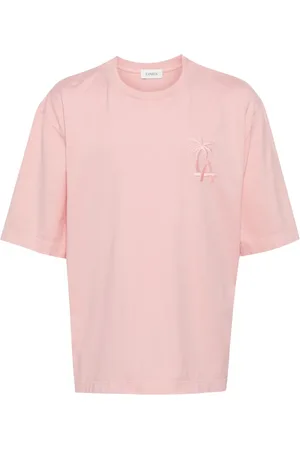 LANEUS Playera con logo de palmera bordado