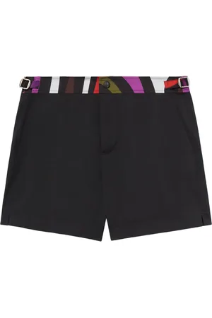 Puccini Shorts de playa con estampado Marmo