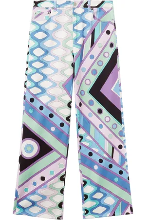 Puccini Pantalones anchos con estampado Vivara