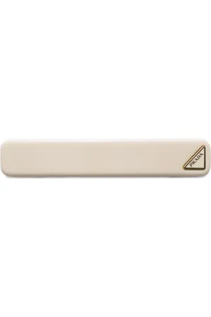 Prada Clip para el cabello con logo triangular