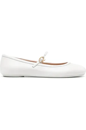 Gianvito Rossi Flats con puntera redonda